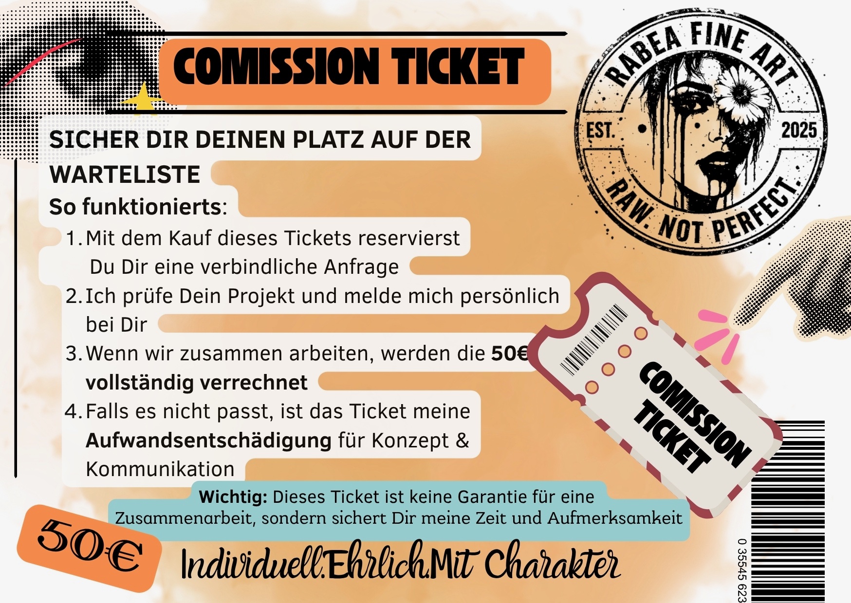 Commission Ticket